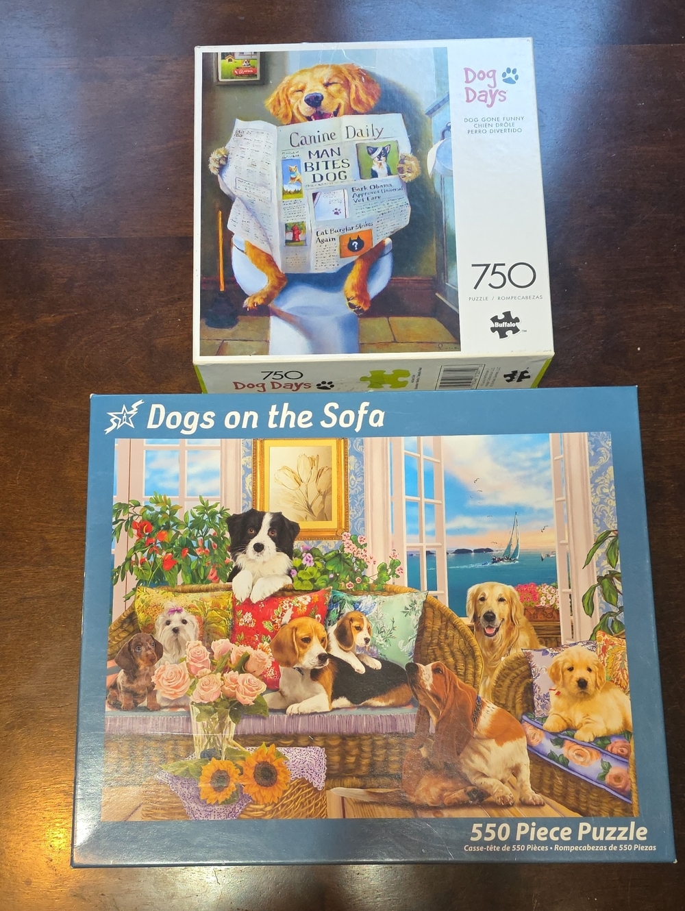 Dog Days & Dogs on the Sofa Puzzle Bundle